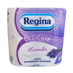 Hartie igienica Regina Delicate lavanda 4 role/set