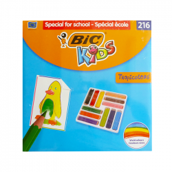 Creioane colorate 12 culori Bic Tropicolors, 216...
