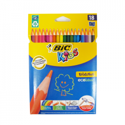 Creioane colorate 18 culori Bic Evolution 60970