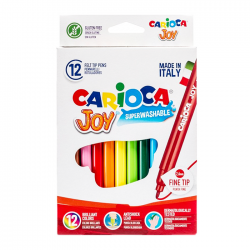 Set 12 culori Carioca Joy superlabavil SKR063