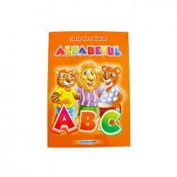 Carte de colorat educativa: alfabet, B5 16 pagini...