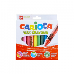 Creioane cerate 12 culori Carioca SKR080