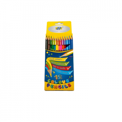 Creioane colorate 12 culori triunghiulare DP 15-9799