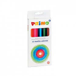 Creioane colorate 12 culori Primo 503MAT12E