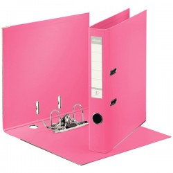 Biblioraft plastifiat ESSELTE 5cm roz standard 