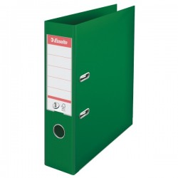 Biblioraft plastifiat ESSELTE 7.5cm verde standard 