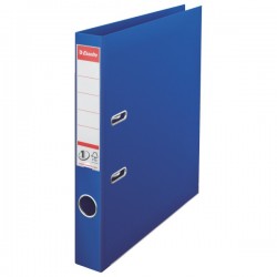 Biblioraft plastifiat ESSELTE 5cm albastru standard 