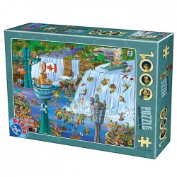 Puzzle 1000 piese 68x47 cm Cartoon Collection 61218