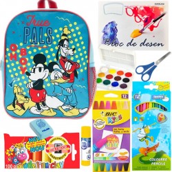 Ghiozdan echipat pentru gradinita, model baieti