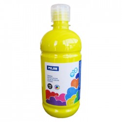 Tempera 500 ml, Milan, culoare galbena 