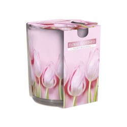 Lumanare parfumata in pahar...