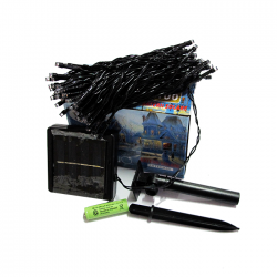 Instalatie de Craciun liniara, 10 metri, 100 LED-uri,...