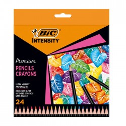 Creioane colorate 24 culori Bic Intensity Premium 653207