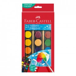 Acuarele de apa Faber Castell 21 culori