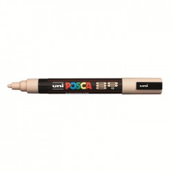 Marker universal UNI PC-5M Posca, 1.8-2.5 mm, bej