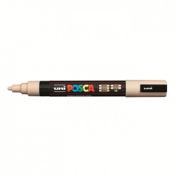Marker universal UNI PC-5M Posca, 1.8-2.5 mm, fildes ivory