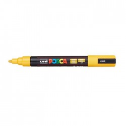 Marker universal UNI PC-5M Posca, 1.8-2.5 mm, ocru