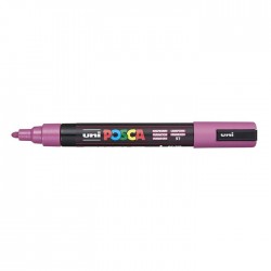 Marker universal UNI PC-5M Posca, 1.8-2.5 mm, roz zmeura