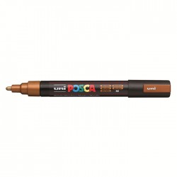 Marker universal UNI PC-5M Posca, 1.8-2.5 mm, bronz