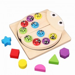 Jucarie din lemn Gargarita cu undita magnetica, XHN-0102