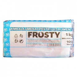 Pungi alimentare Frosty 1 kg, 20x30 cm