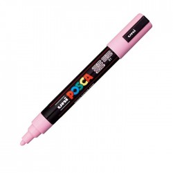 Marker universal UNI PC-5M Posca, 1.8-2.5 mm, roz deschis