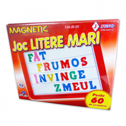 Joc educativ magnetic litere mari JD-01