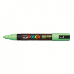 Marker universal UNI PC-5M Posca, 1.8-2.5 mm, verde deschis