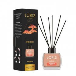 Sticluta cu odorizant lichid si betisoare, 125 ml, Loris Miezul nopii