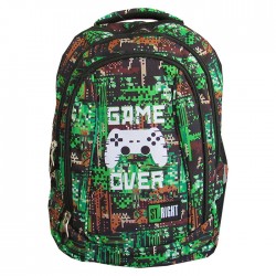 Ghiozdan 4 compartimente, 2 buzunare, Majewski, Gama St....