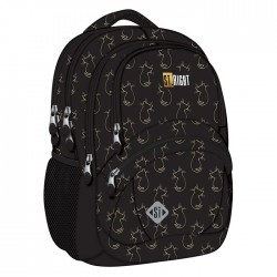 Ghiozdan 4 compartimente, Majewski, Gama St. Right, Colectia Golden Cats...