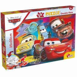 Puzzle 24 piese Cars, 2 in 1