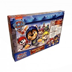 Puzzle 100 de piese Paw Patrol + bonus: 3 foi de colorat...