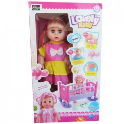 Papusa bebe cu patut, 417615