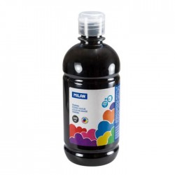 Tempera 500 ml, Milan, culoare negru