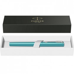 Stilou Parker Vector Royal XL Teal, albastru cu accesorii...