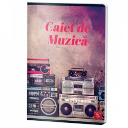 Caiet A4, muzica, 24 file,...