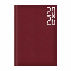 Agenda A5 datata zilnic, Arti Best, hartie offset alb, coperta bordeaux