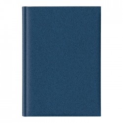 Agenda nedatata A5 Adria, hartie ivory, coperta albastra