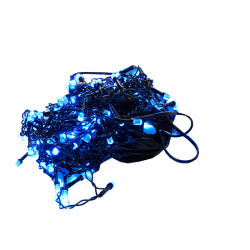 Instalatie de Craciun liniara, 400 LED-uri, albastra,...