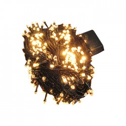 Instalatie de Craciun liniara, 400 LED-uri, galben,...