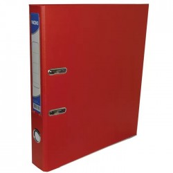 Biblioraft plastifiat Noki 7.5 cm rosu