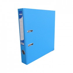 Biblioraft plastifiat Noki 5 cm albastru deschis