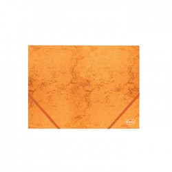  Mapa din carton cu elastic Forofis 91608 portocalie, 300 coli