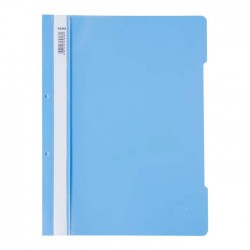 Dosar plastic cu sina si perforatii Noki turcoaz