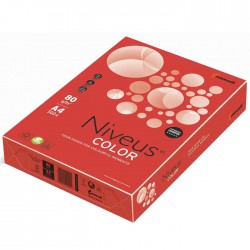 Hartie color A4 80 g/mp 500 coli/top Rosu Intens, Niveus,...