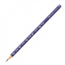 Creion grafit HB triunghiular, fara radiera, Faber Castell Dinozauri 111511