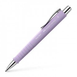Pix cu mecanism si grip Faber Castell Poly Ball Lila FC2411104